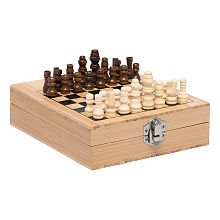 BAMBOO CHESS boros szett sakkjátékkal